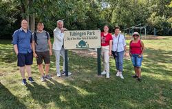 Die Tübinger Delegation in der Partnerstadt Ann Arbor (von links): Stephan Klingebiel, Hanno Brühl, Boris Palmer, Julia Mayer, B