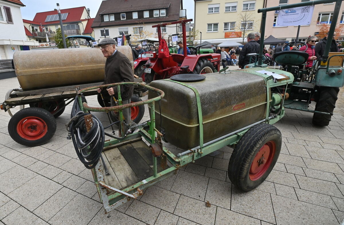 Most mobil: Die Traktoren-Ausstellung erinnerte an alte Erntezeiten.