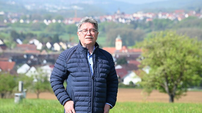 Der Weg am Hardtwald ist das Lieblingsziel von Mittelstadts ehemaligem Bezirksbürgermeister Wilhelm Haug, weil er von dort aus b