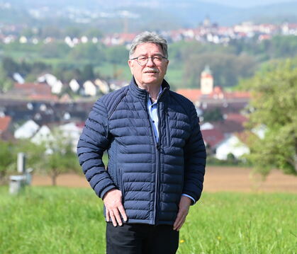 Der Weg am Hardtwald ist das Lieblingsziel von Mittelstadts ehemaligem Bezirksbürgermeister Wilhelm Haug, weil er von dort aus b