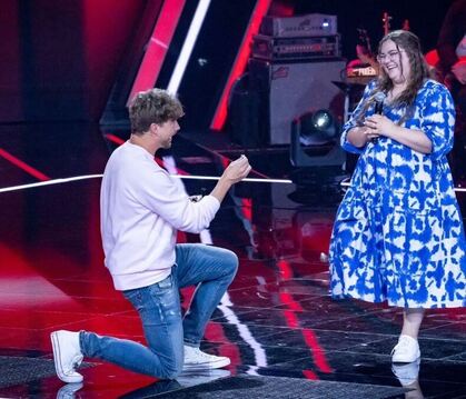 "The Voice"-Juror Samu Haber fiel auf die Knie.