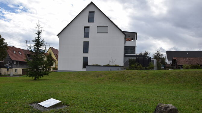 Ein Gedenkort lässt Raum für Gedanken an die Zeit der Wankheimer Synagoge.