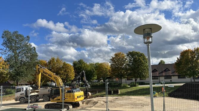 Die Kleinspielfelder an der Werdenbergschule in  Trochtelfingen sollen noch in diesem Schuljahr fertig gestellt werden.  FOTO: S