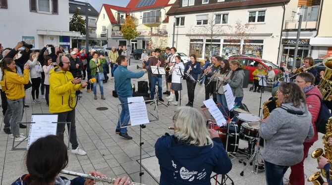 Musikverein und Jugendmusikschule sicherten beim Hitmach-Duell Punkte für Mössingen - aber es reichte nicht zum Sieg.