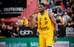 Ein echtes Kraftpaket: Tigers-Center Samuel Idowu. 