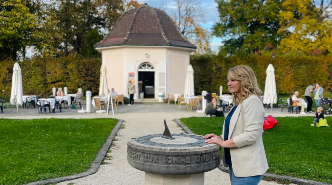 »Sicht zur Sonne«: Marina Franz blickt wehmütig und doch zufrieden in die Zukunft.