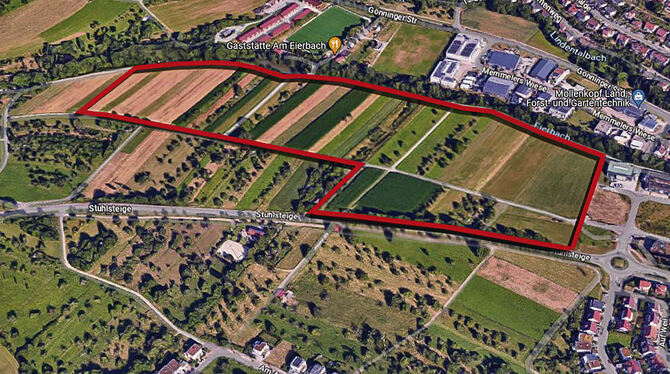 Rund 9,4 Hektar groß ist das geplante Gewerbegebiet »Unter den Wegen II«.