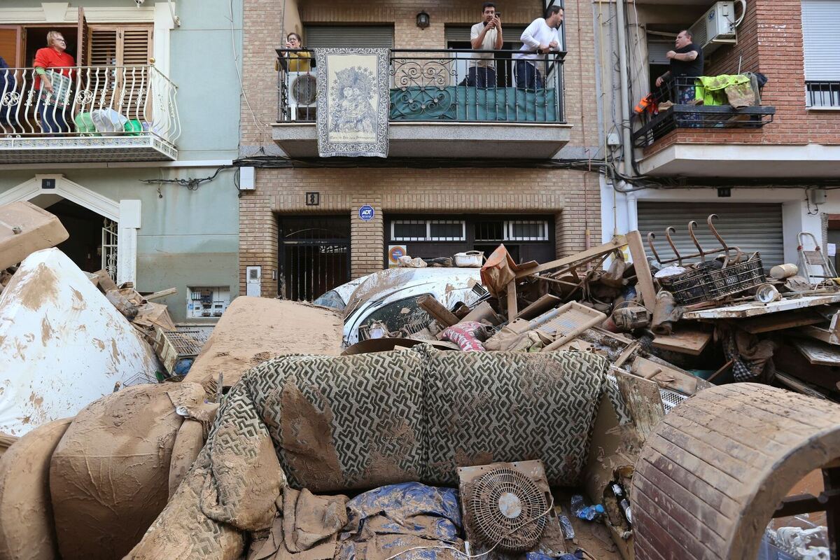 Nach den Überschwemmungen in Spanien