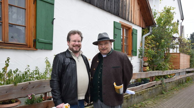 Holger Friesch (links) und Norbert Otto hegen eine Begeisterung für historische Gebäude.