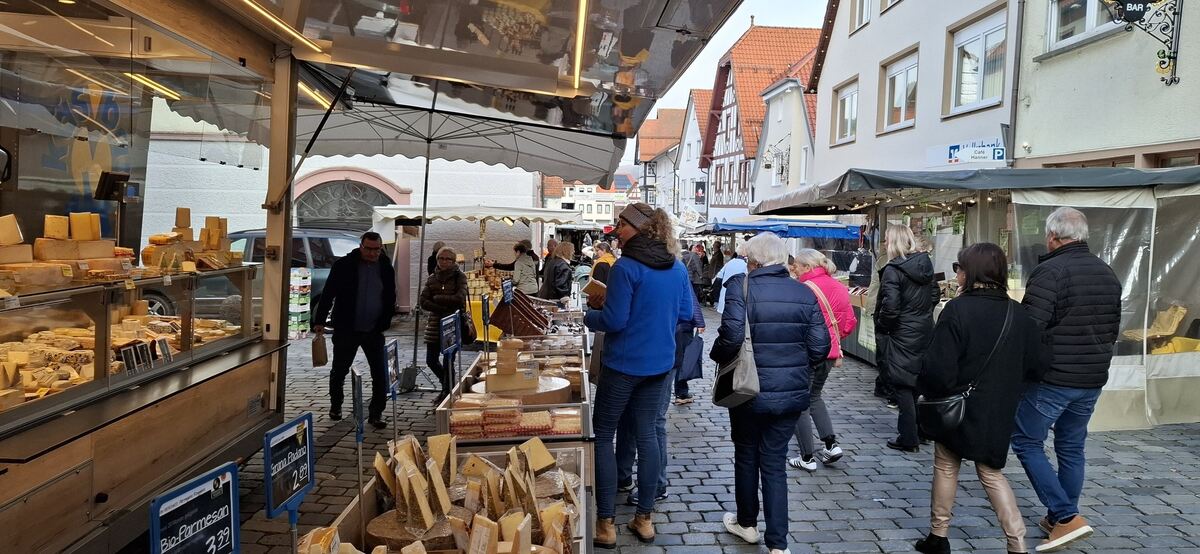 Lecker Käse: Gleich an mehreren Ständen gibt's Würziges aus Milch.