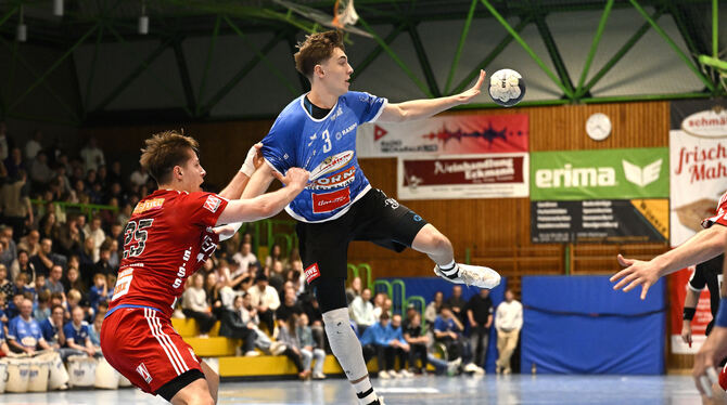 Eine junger Akteur mit großem Potenzial: Fynn Hofele (blaues Trikot).