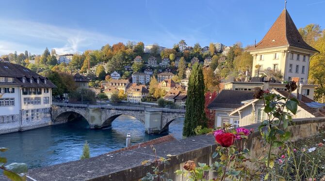 An schönen innerstädtischen Brücken über die Aare fehlt es nicht in Bern. FOTOS: OELKUCH