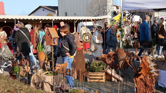 Kulinarik und Kunsthandwerk: Beim Alb-Gold-Adventsmarkt gab es vieles zu entdecken.