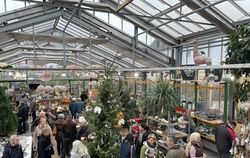 Regionale Angebote lockten die Besucher am Sonntag in das Betzinger Gartencenter.