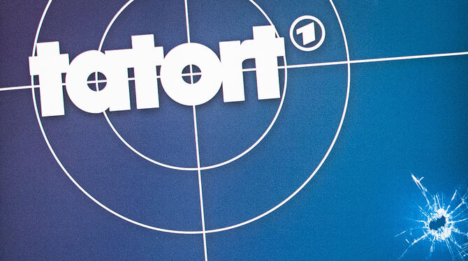 Das Logo des ARD-Kultkrimis »Tatort« ist im Rundfunkhaus des Südwestrundfunks (SWR) zu sehen.