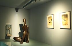  Blick in die aktuelle Ausstellung des Urgeschichtlichen Museums Blaubeuren.  FOTO: PR