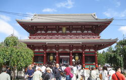 Sensoji, buddhistischer Tempel im Akusa-Viertel in Tokio.