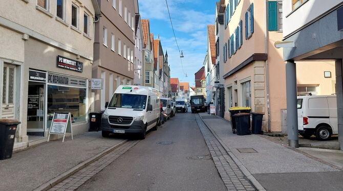 No-go-Area für Fußgänger: Die Reutlinger Altstadt weist diverse Problemzonen auf in Sachen Aufenthaltsqualität und Fußgängerfreu