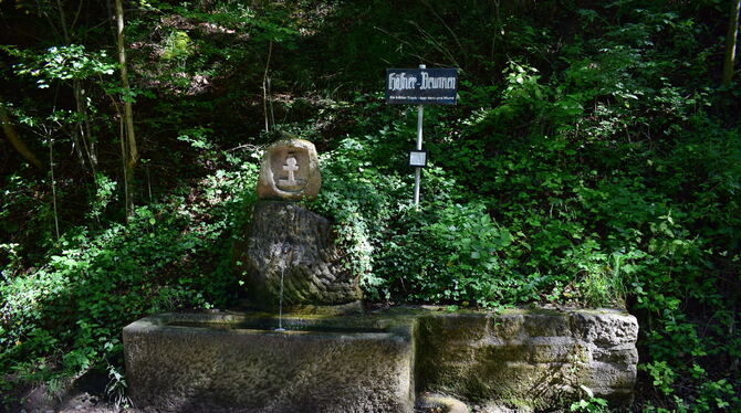 Auch das Wasser, das aus dem »Häfner-Brunnen« sprudelt, sollte man besser nicht trinken.