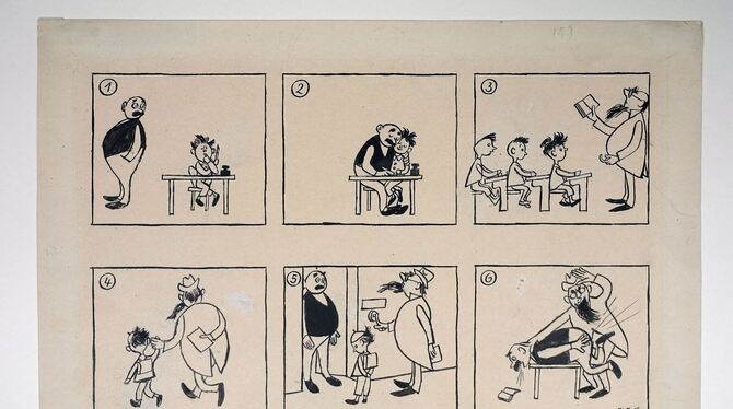 Comic-Strip »Vater und Sohn«