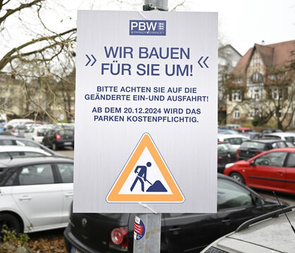 Der Schiebeparkplatz in Tübingen wird umgebaut - und danach kein Schiebeparkplatz mehr sein.