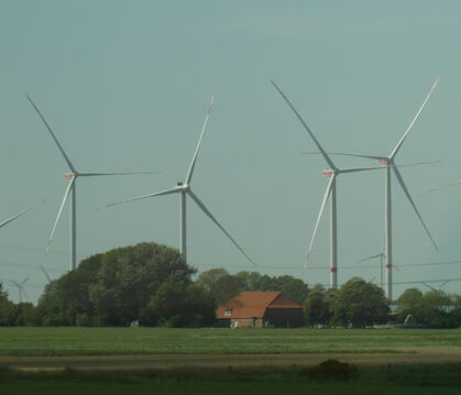 So viele Windräder wie hier in Schleswig-Holstein werden es bei Bronnweiler ganz sicher nicht werden, die Diskussion im Bezirksg