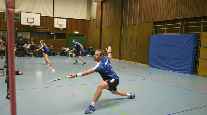 Bleibt bei seinem Debüt in der Baden-Württemberg-Liga ungeschlagen: Philipp Rösener von der TuS Metzingen.  FOTO: SCHELLIG