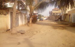 Das Ablogomé-Quartier in der togolesischen Hauptstadt Lomé. Die Stadt ist Hauptschauplatz des Romans »Adikou«.  FOTO: KOMAVO/WIK