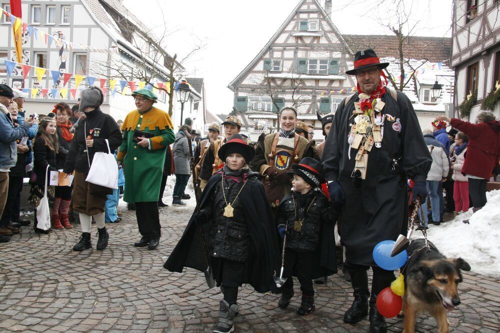 Fasnetsumzug in Hayingen 17. Februar 2015