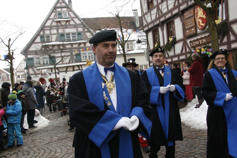 Fasnetsumzug in Hayingen 17. Februar 2015