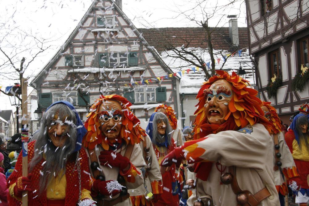 Fasnetsumzug in Hayingen 17. Februar 2015