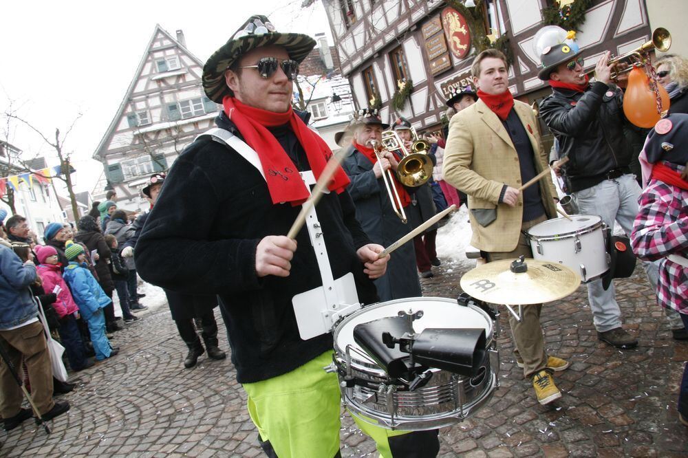 Fasnetsumzug in Hayingen 17. Februar 2015