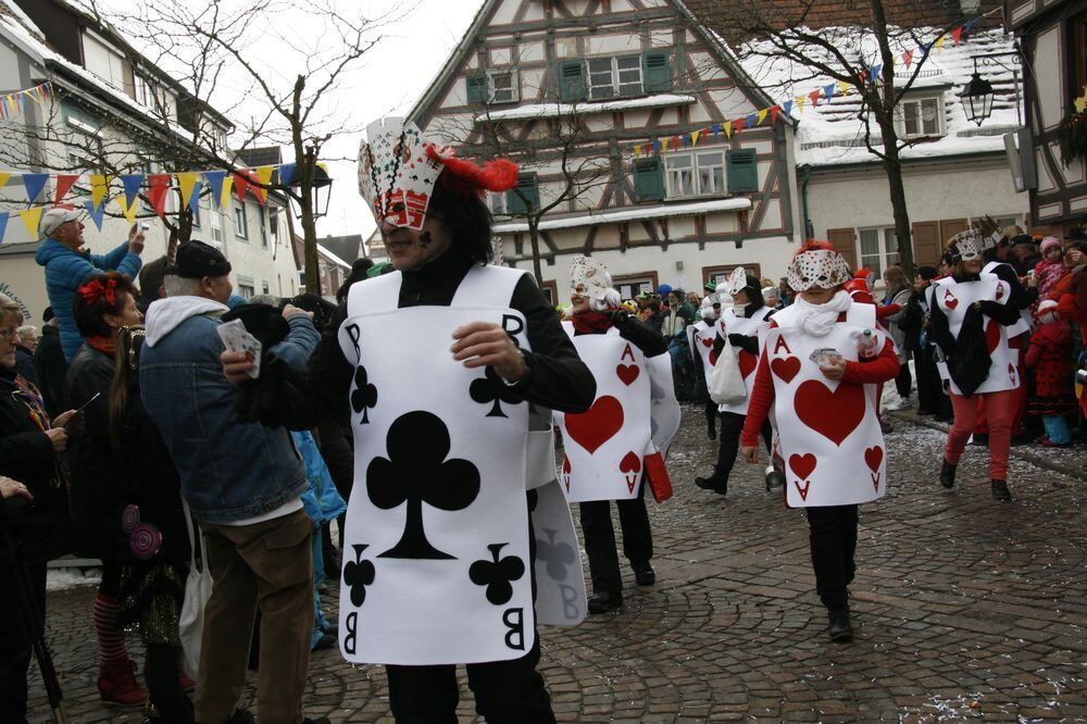 Fasnetsumzug in Hayingen 17. Februar 2015