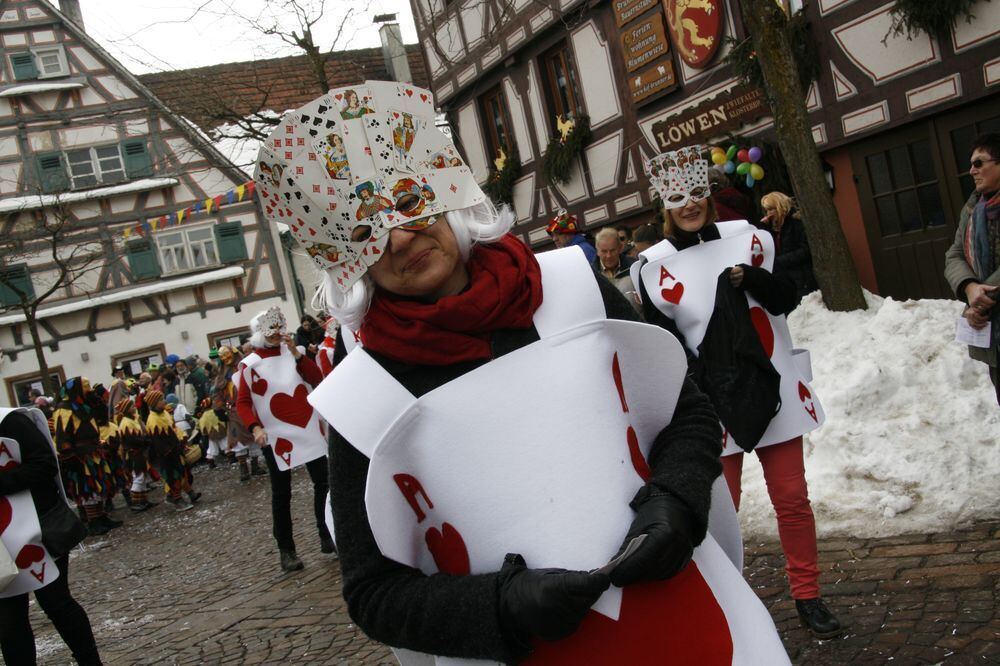 Fasnetsumzug in Hayingen 17. Februar 2015