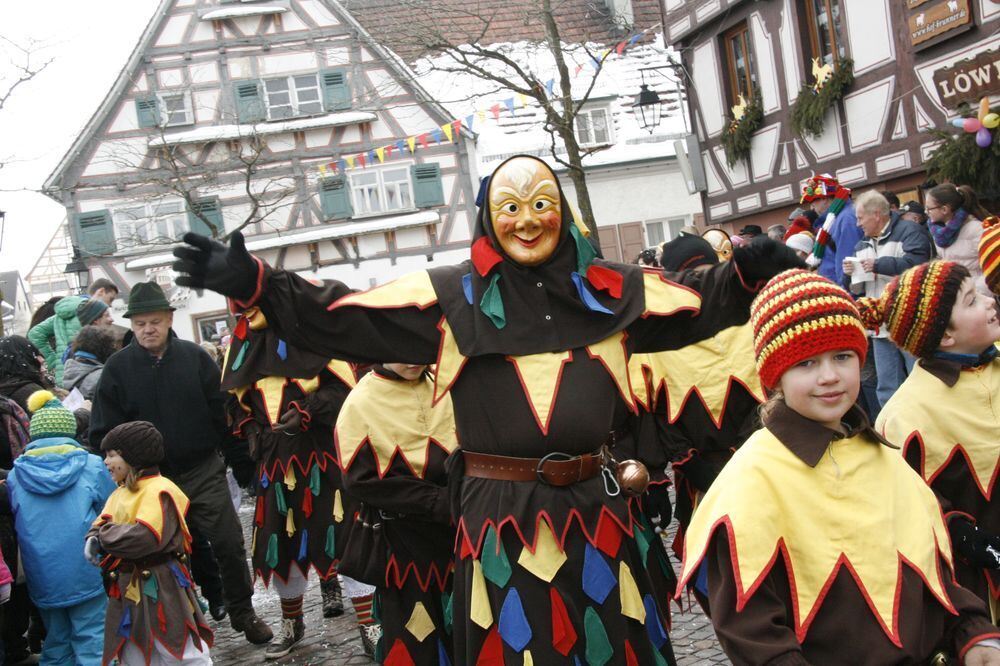 Fasnetsumzug in Hayingen 17. Februar 2015