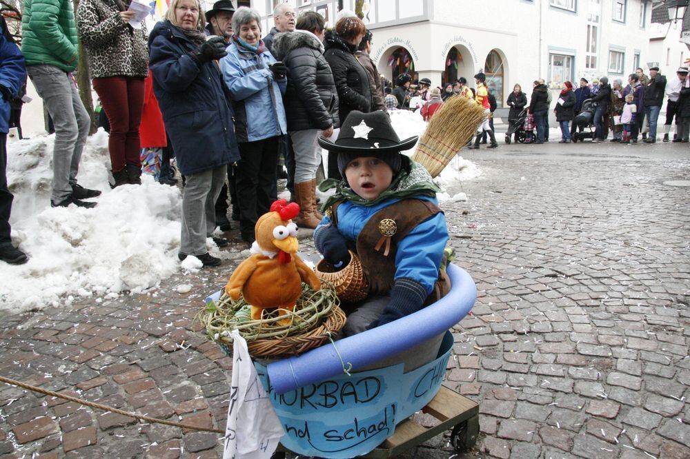 Fasnetsumzug in Hayingen 17. Februar 2015