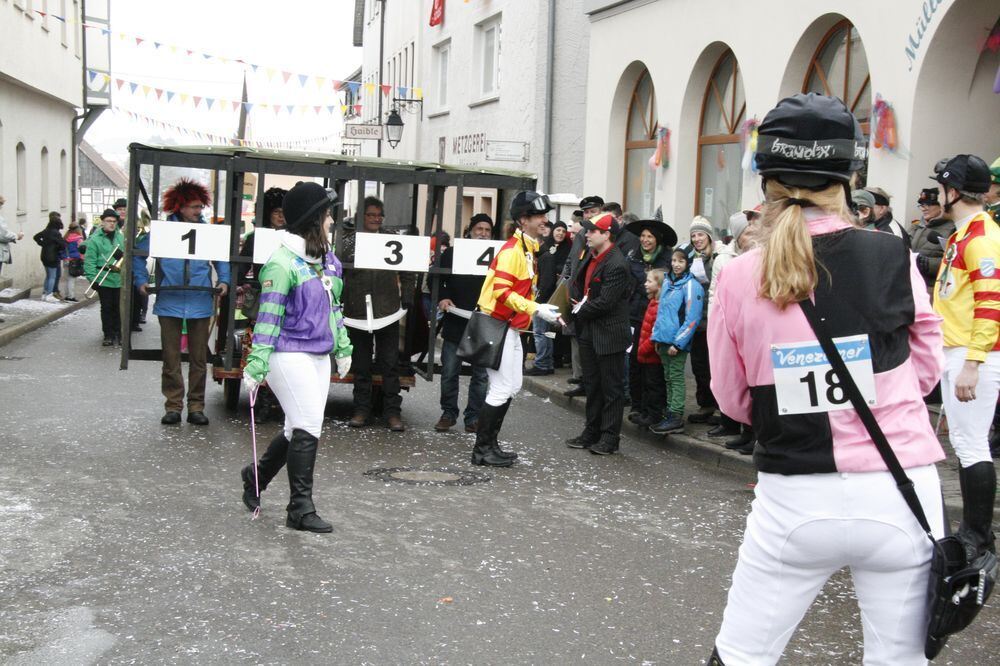 Fasnetsumzug in Hayingen 17. Februar 2015