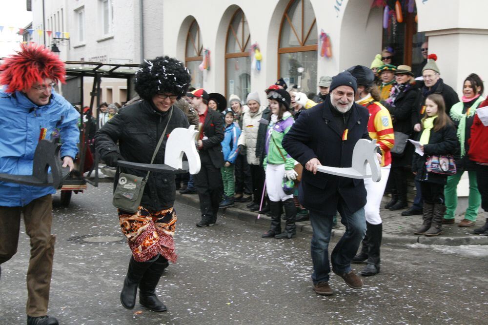 Fasnetsumzug in Hayingen 17. Februar 2015