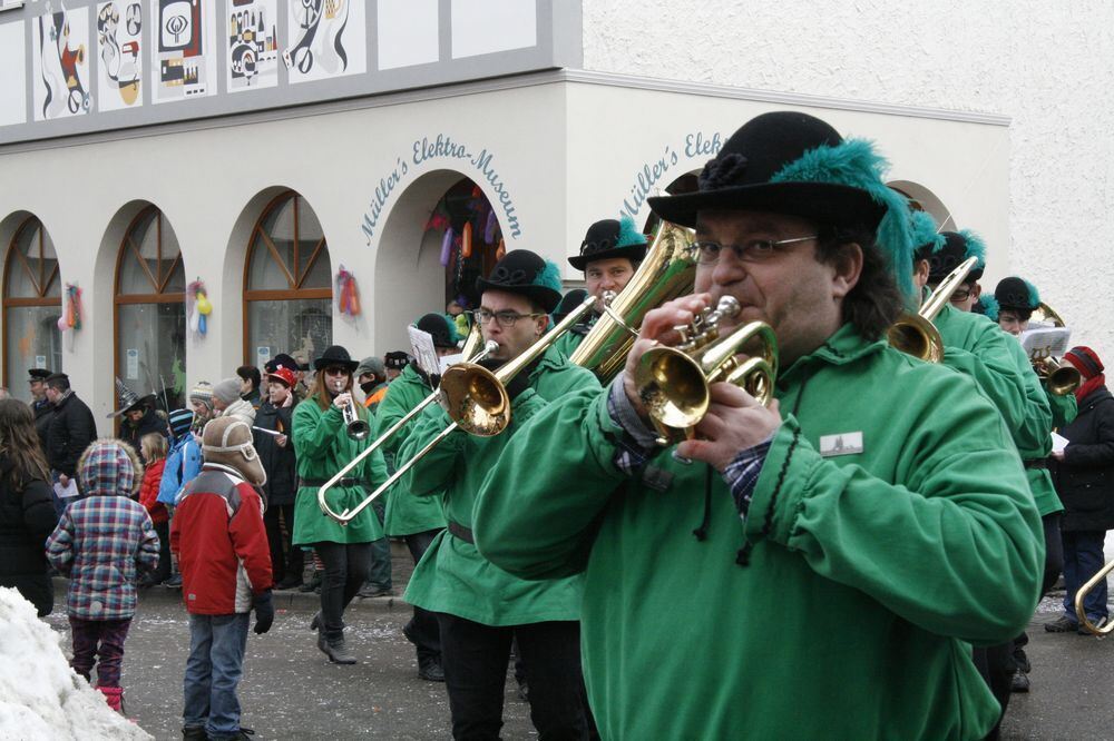 Fasnetsumzug in Hayingen 17. Februar 2015