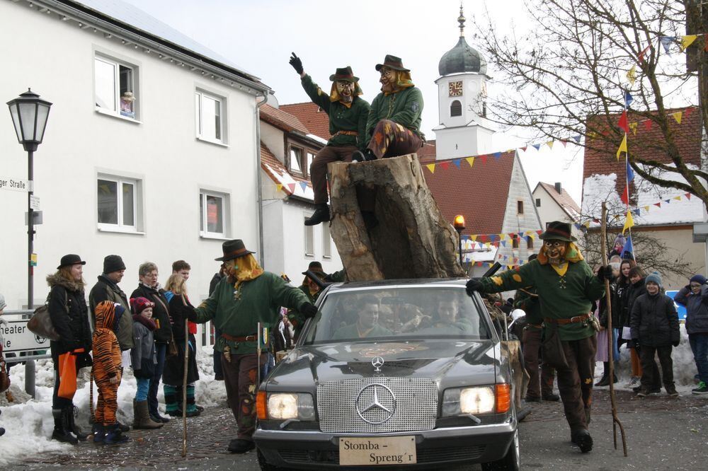 Fasnetsumzug in Hayingen 17. Februar 2015