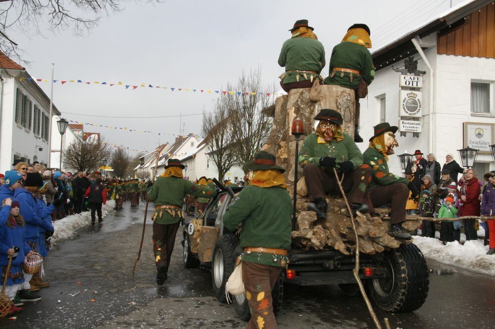 Fasnetsumzug in Hayingen 17. Februar 2015