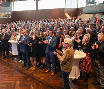 Rund 500 Besucher beim Neujahrsempfang der Stadt Metzingen in der Stadthalle. 