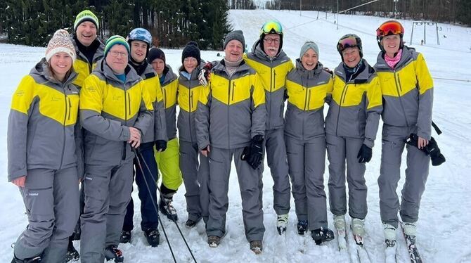 Endlich: Nach über vier Jahren lag am Skilift Beiwald so viel Schnee, dass die Dettinger Skizunft wieder Kuse abhalten konnte