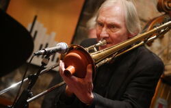 Meister des Posaunenklangs: Uli Gutscher im Jazzclub Mitte.