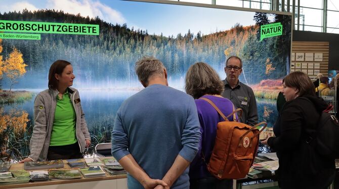 Die Schwäbische Alb ist an zwei Ständen auf der CMT vertreten.  FOTO: BIOSPHÄRENGEBIET