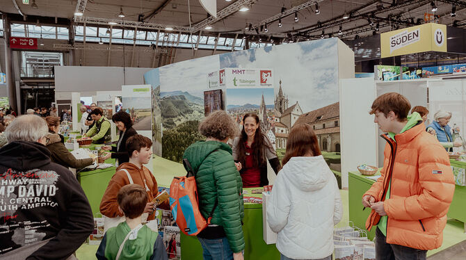 2024 war die Stadt Reutlingen noch am Stand des Schwäbischen Alb Tourismus vertreten. In diesem Jahr wird es nur noch einen Besu