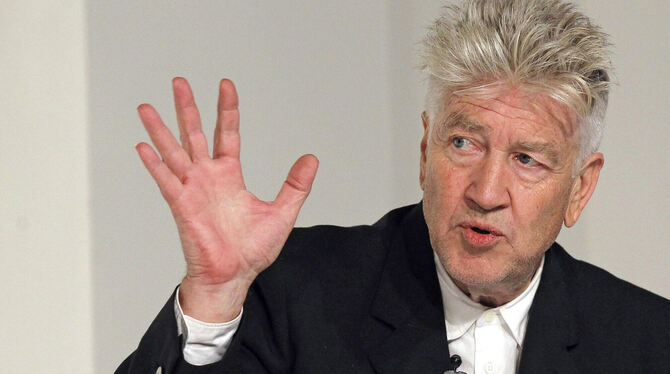 Der Künstler ließ den Filmemacher nie ganz los: David Lynch bei einem Interview 2013 in Madrid. FOTO: HUESCA/ EFE/DPA