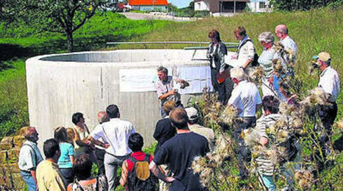 Teurer Hochwasserschutz: 50 000 Euro hat die Stadt für dieses Becken am Mahdenbach investiert. 
FOTO: ANSTÄDT