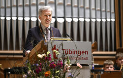 Boris Palmer beim Neujahrsempfang der Stadt Tübingen