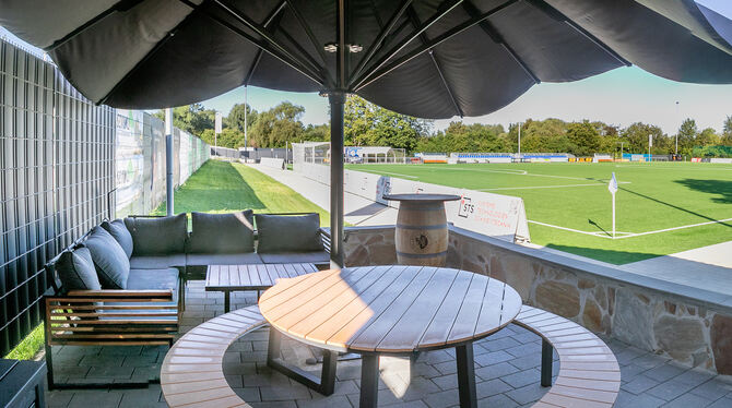 Das neue Stadion der Young Boys Reutlingen hat auch eine VIP-Lounge zu bieten.